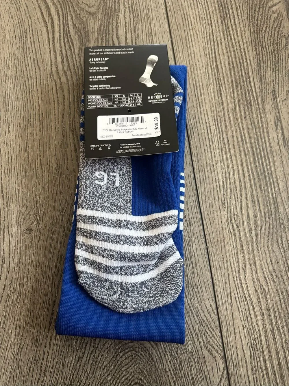 adidas Men’s Soccer Team Speed Sock - Blue